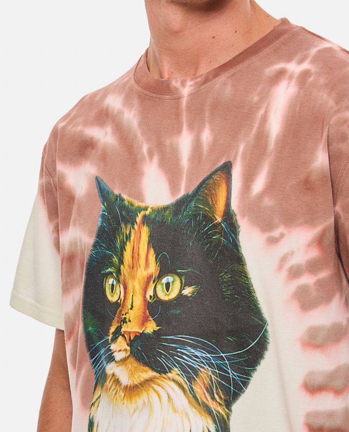 JW Anderson - TIE DYE T-SHIRT GATTO_4