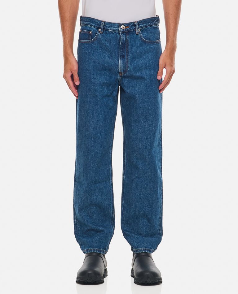 Apc A.p.c. Relaxed Jeans In Blue