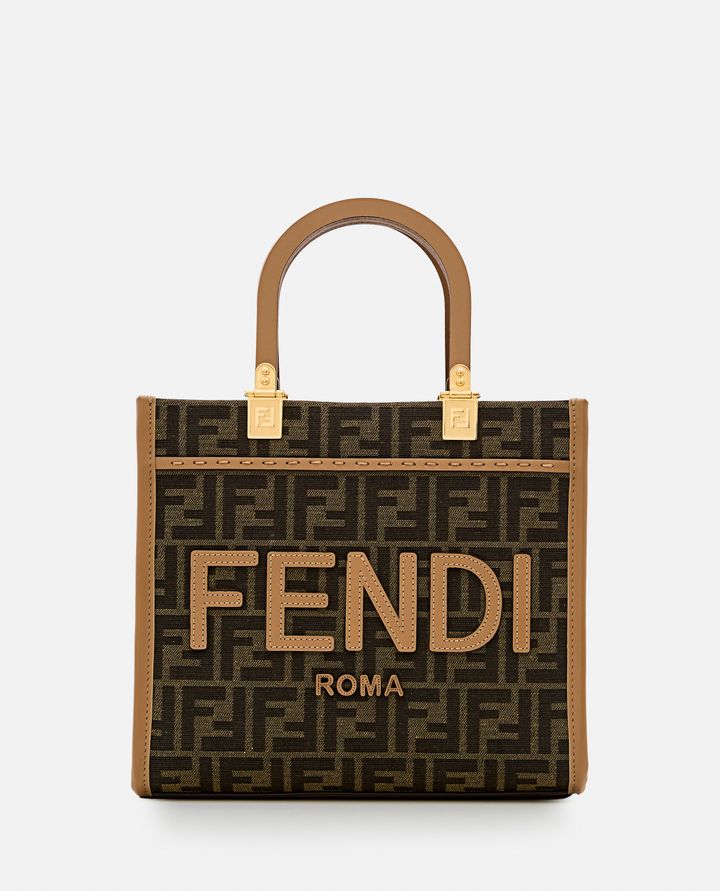 Fendi - FENDI SUNSHINE JACQUARD TOTE BAG_2