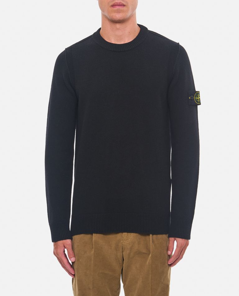 Crewneck stone island black best sale