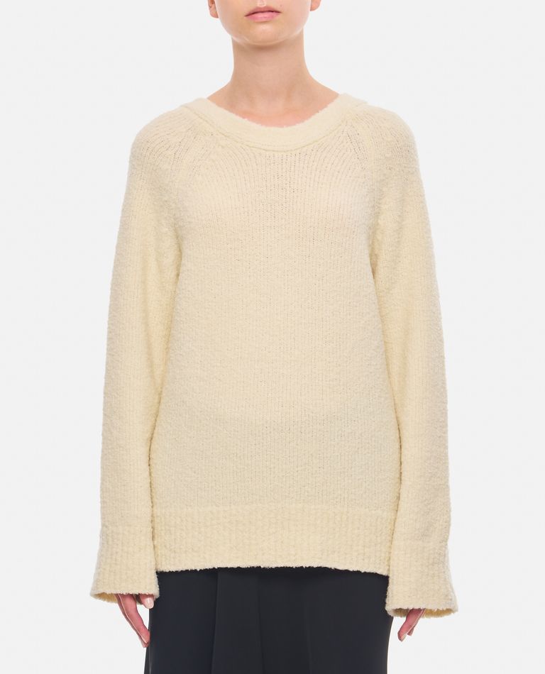 Shop Cecilie Bahnsen Odalis Oversized Jumper In White