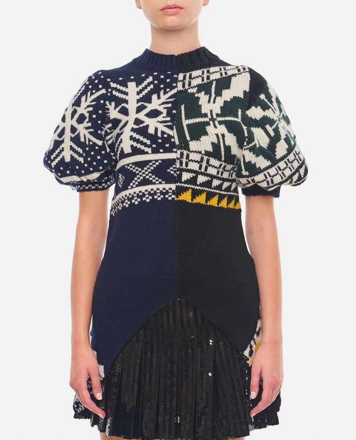 Sacai - LONG PATTERN KNITWEAR_1