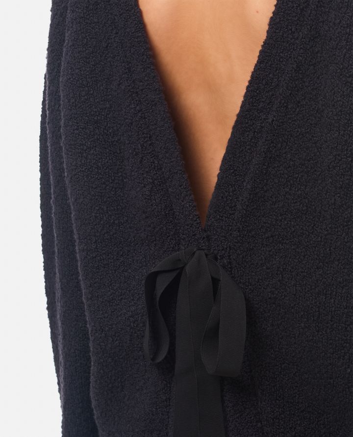 Cecilie Bahnsen - ODALIS OVERSIZED JUMPER WITH BACK BOW DETAIL_4