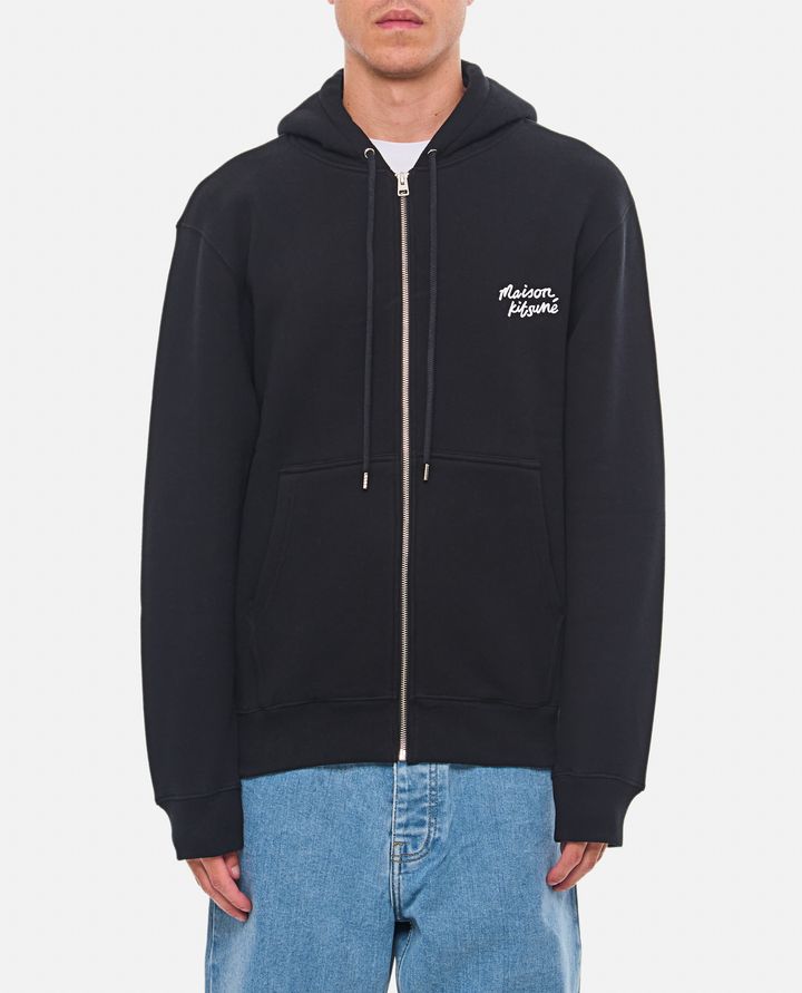 Maison Kitsuné - MAISON KITSUNE HANDWRITING COMFORT ZIPPED HOODIE_1