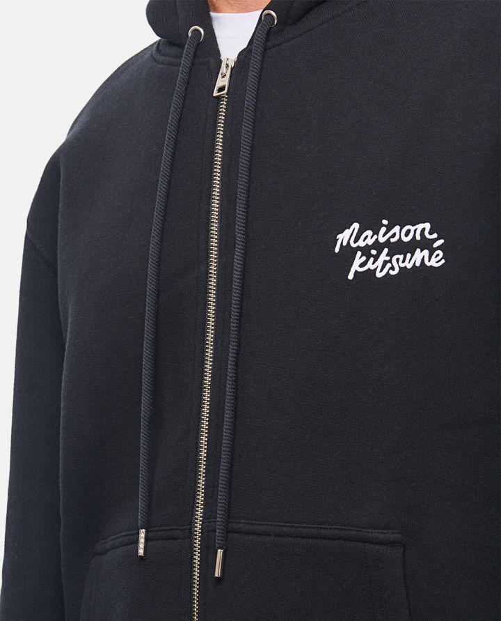 Maison Kitsuné - MAISON KITSUNE HANDWRITING COMFORT ZIPPED HOODIE_4