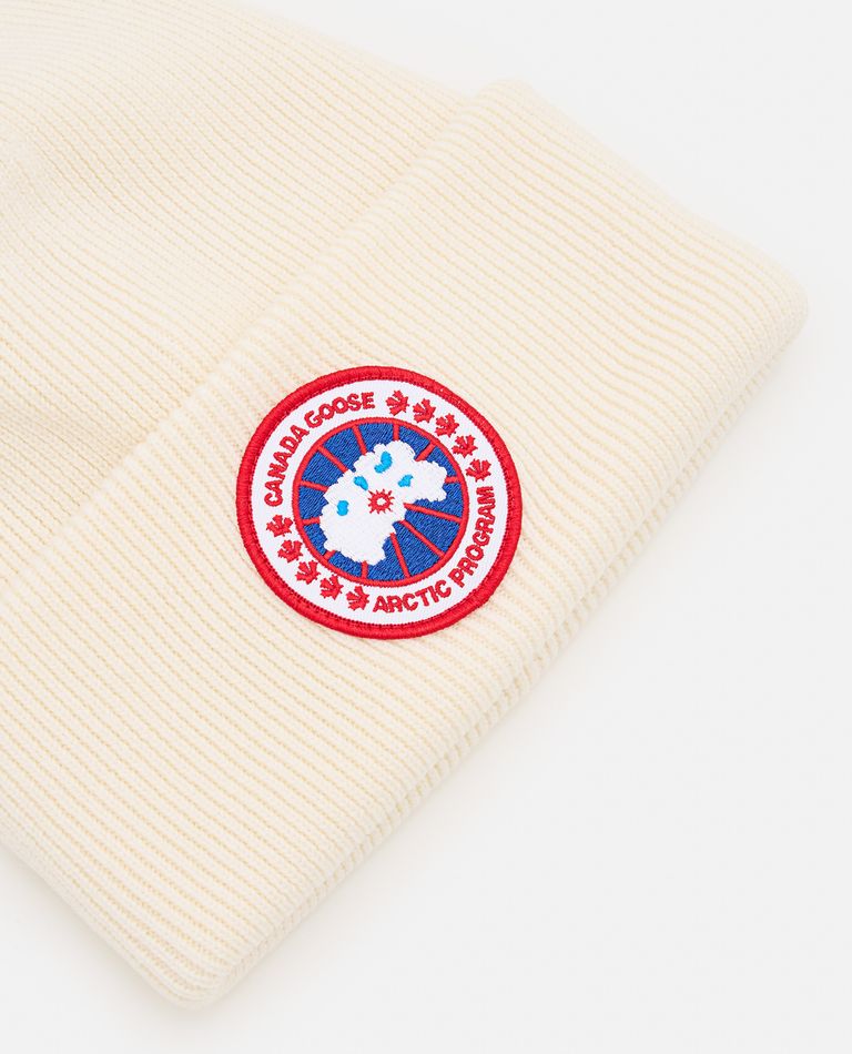 Shop Canada Goose Cg Arctic Toque In White