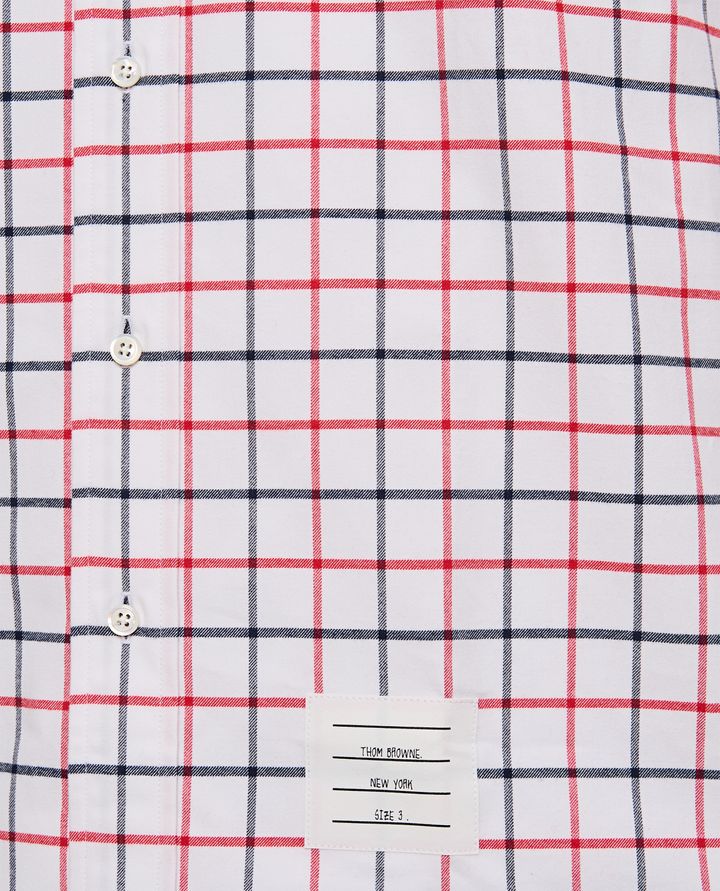 Thom Browne - COTTON TATTERSALL SHIRT_4