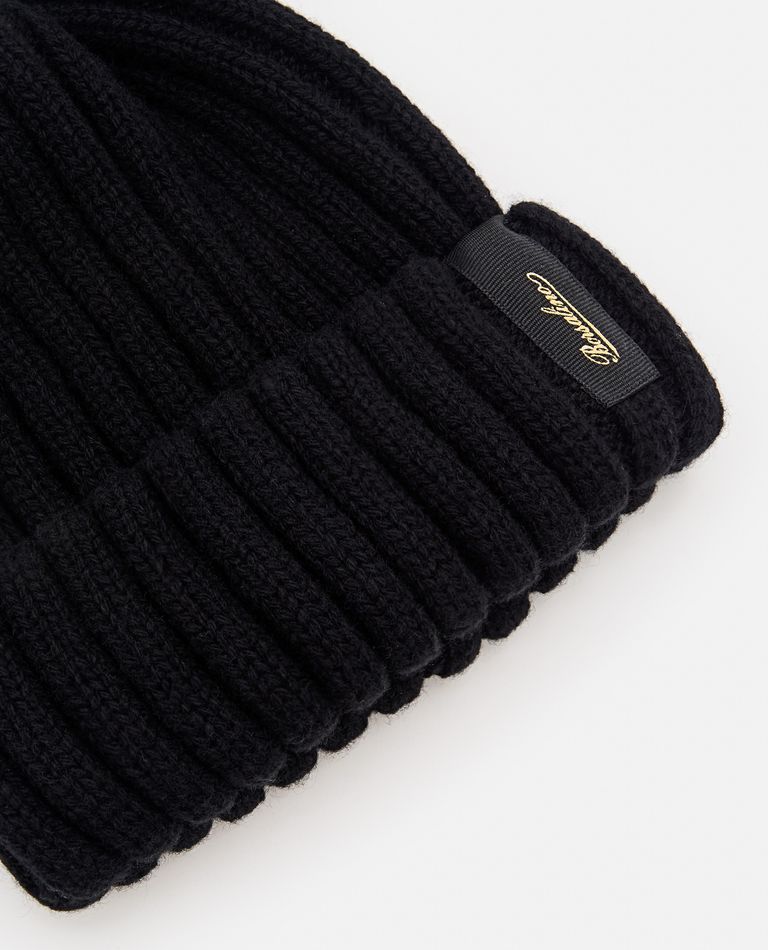 Shop Borsalino Eco Cashmere Beanie In Black