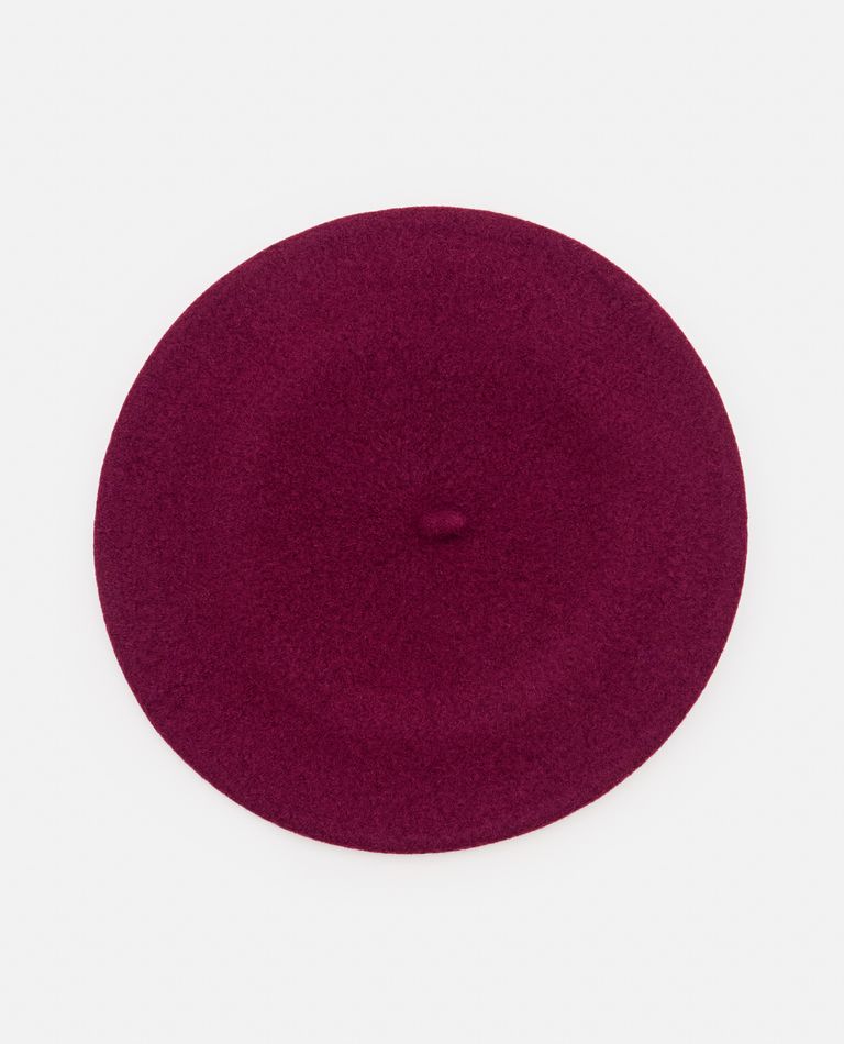 Shop Borsalino Wool Beret In Red