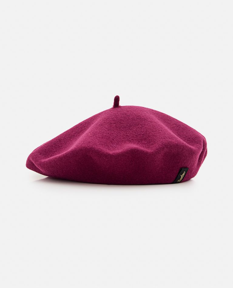 Shop Borsalino Wool Beret In Red