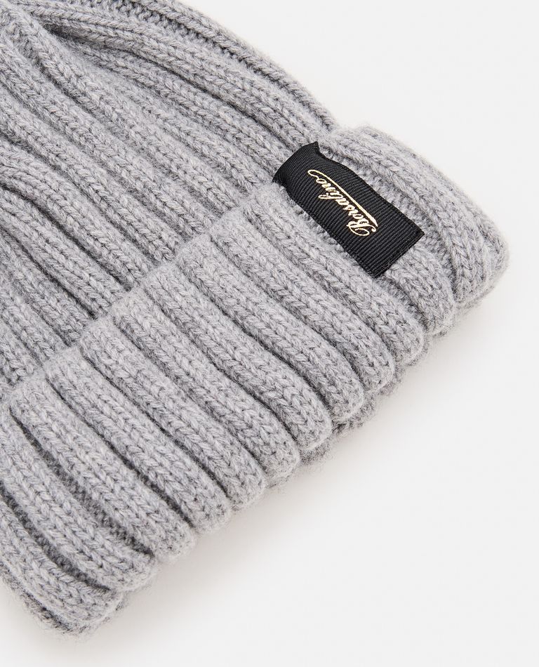 Shop Borsalino Eco Cashmere Beanie In Grey