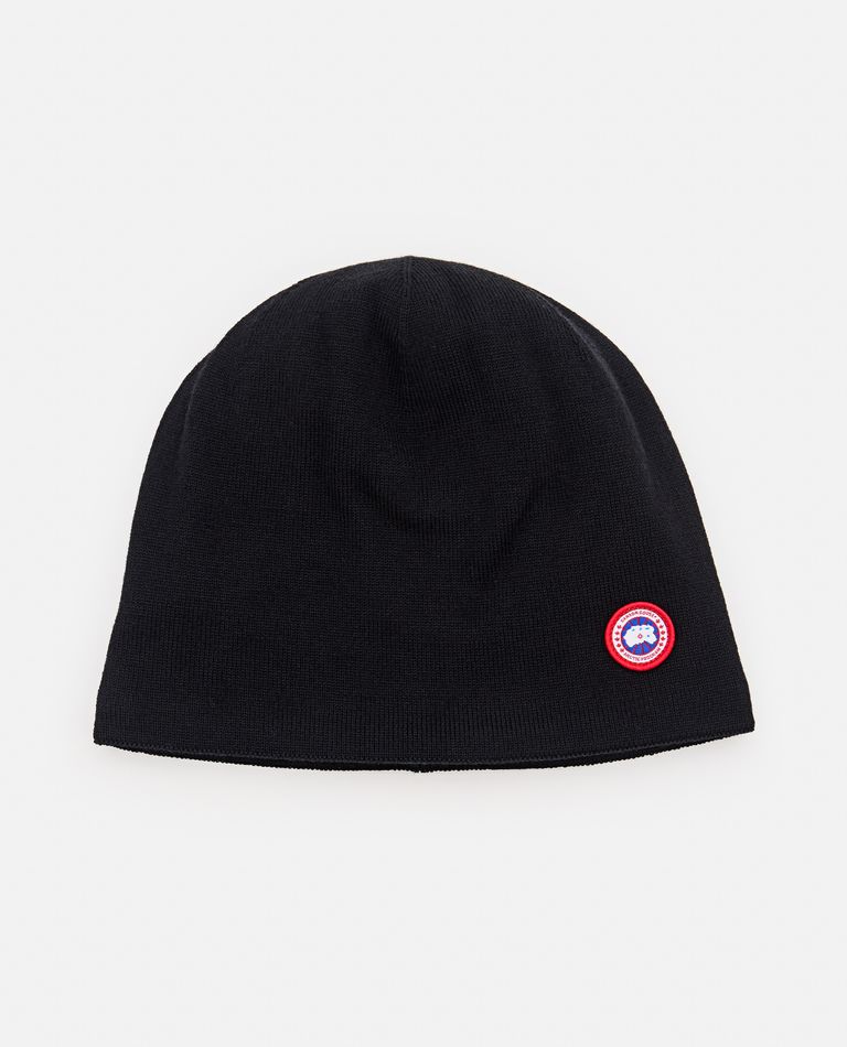 Shop Canada Goose Cg Standard Toque In Black