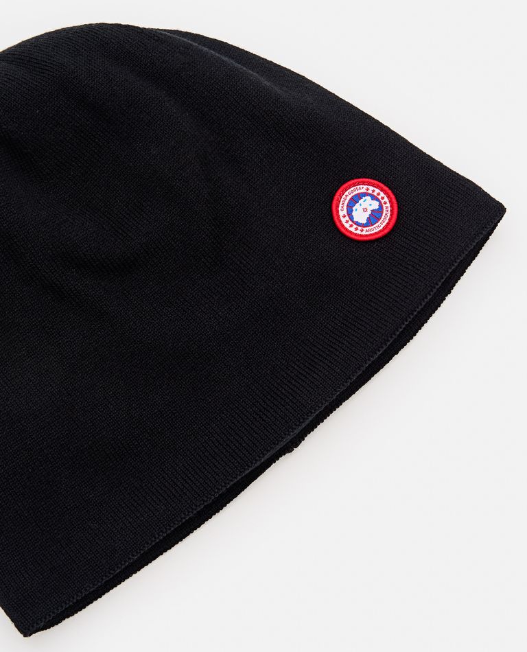 Shop Canada Goose Cg Standard Toque In Black