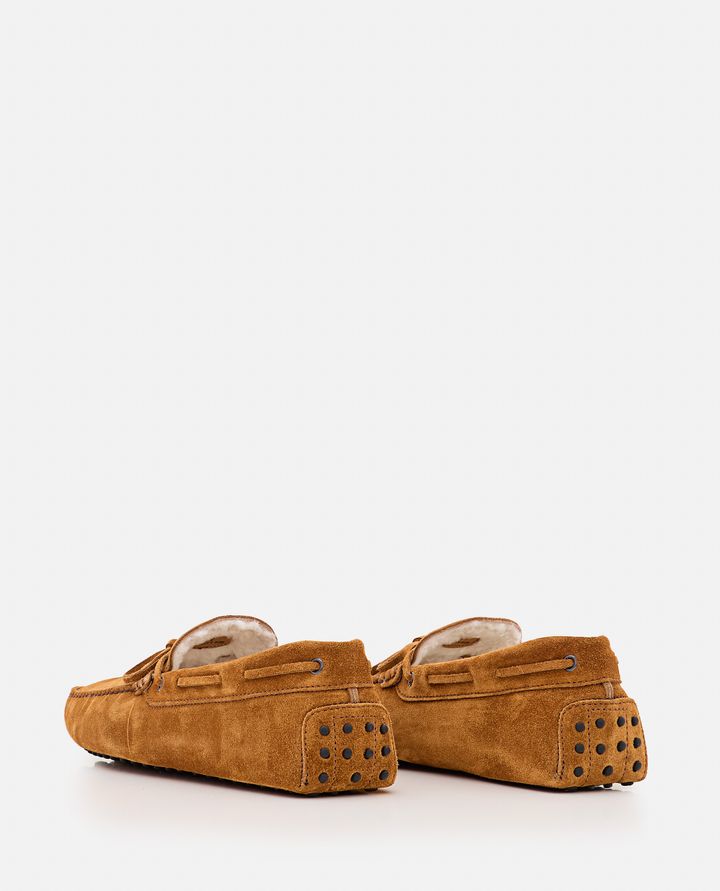 Tod's - SHEEPSKIN LACE-UP LOAFERS_3