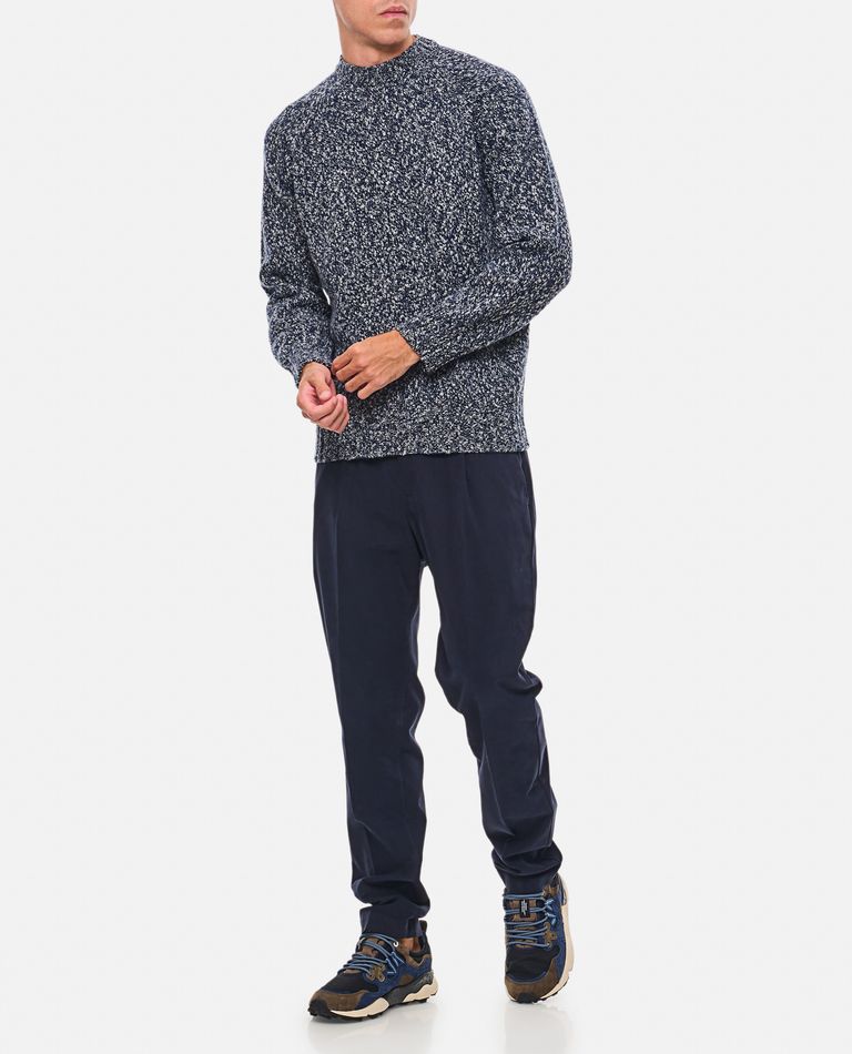Pt01 Cotton Trousers In Blue