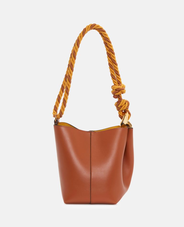 Shop Jw Anderson The Jwa Corner Small Bucket Bag In Brown