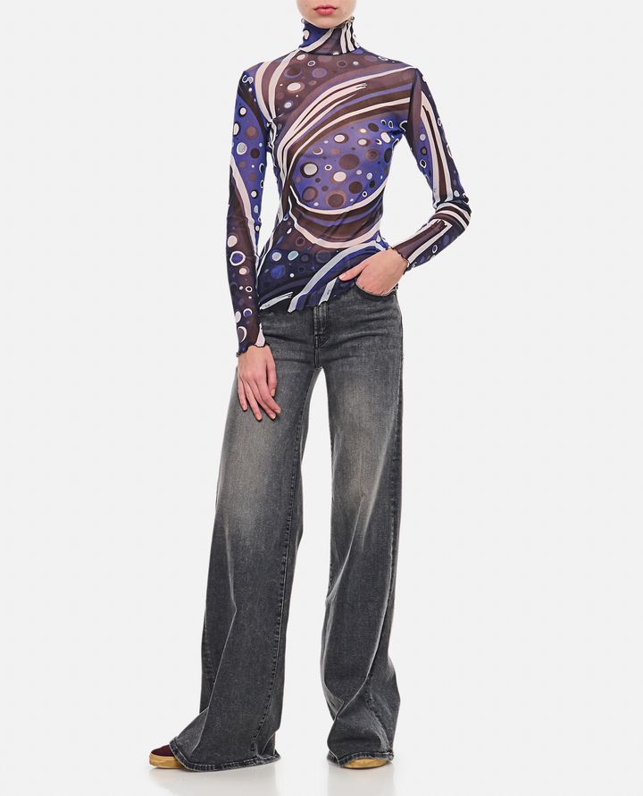 Emilio Pucci - TULLE LONG SLEEVES T-SHIRT_2