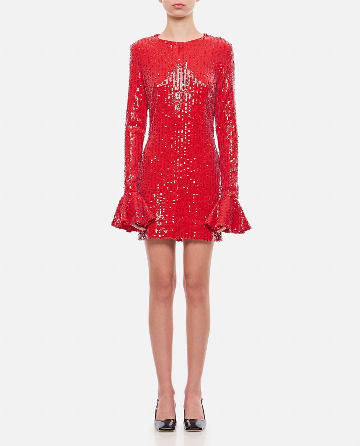 Rotate Birger Christensen - SEQUINS LS MINI DRESS_1