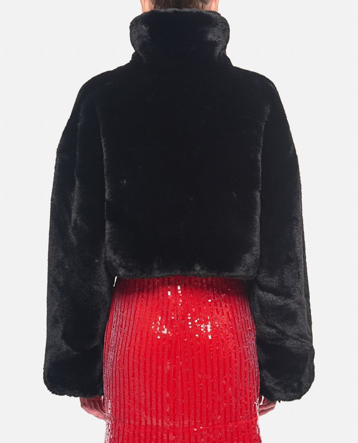 Rotate Birger Christensen - FAUX FUR CROP JACKET_3