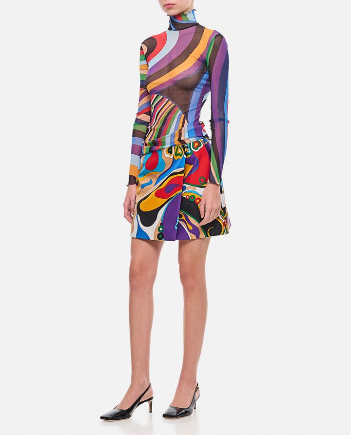 Emilio Pucci - GONNA IN TWILL DI SETA_2