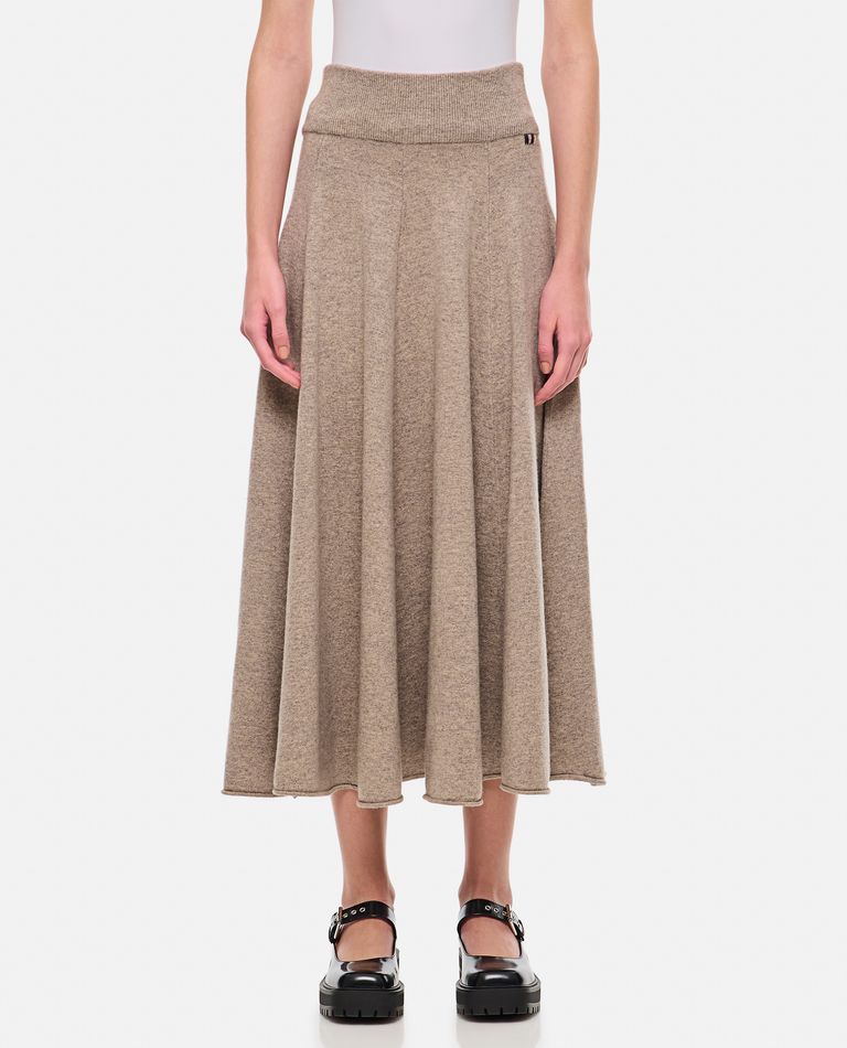 EXTREME CASHMERE X CASHMERE PLEATED SKIRT 