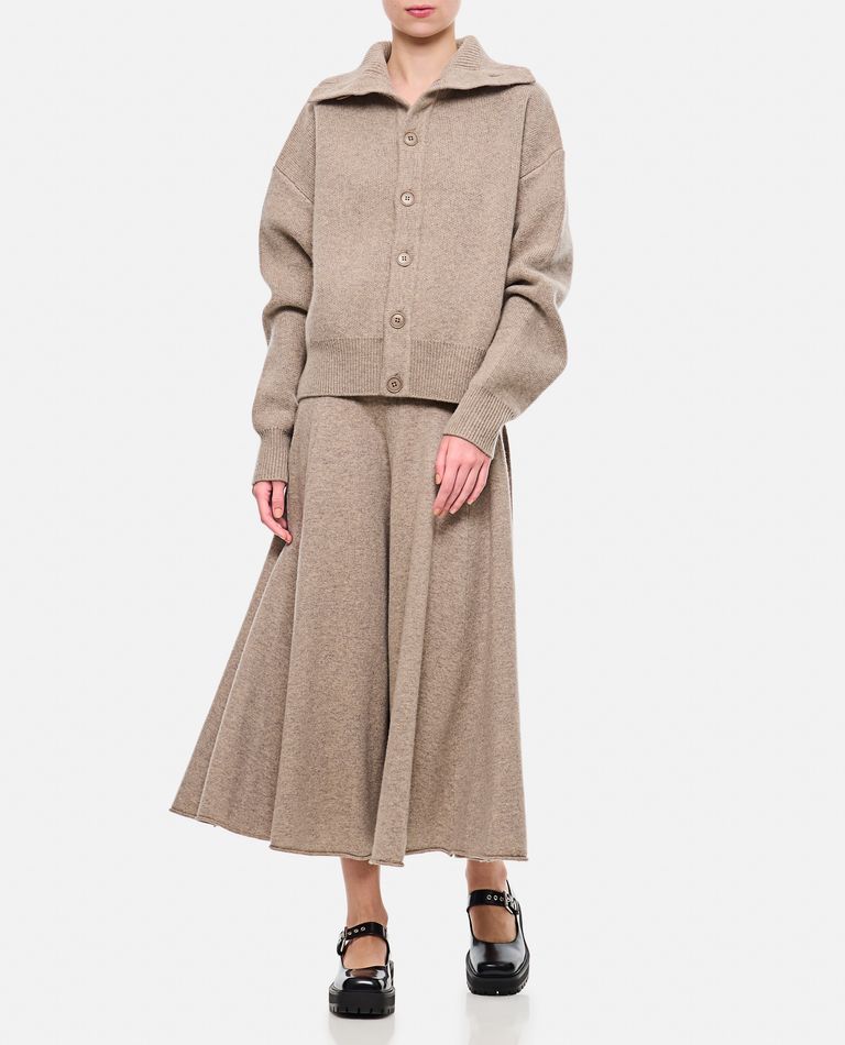 EXTREME CASHMERE X CASHMERE PLEATED SKIRT 