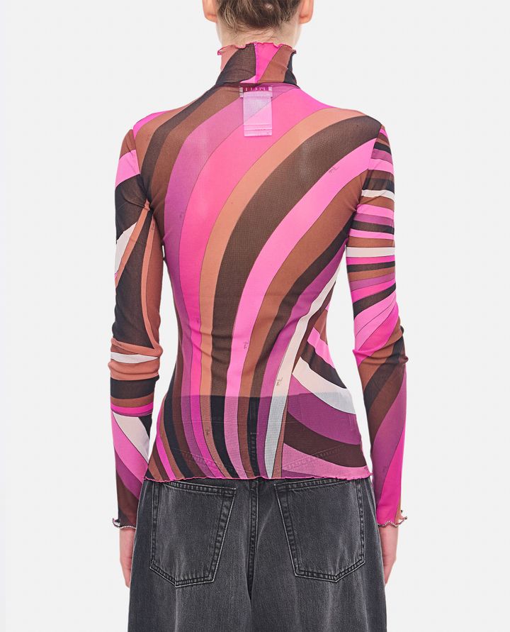 Emilio Pucci - TULLE LONG SLEEVES T-SHIRT_3