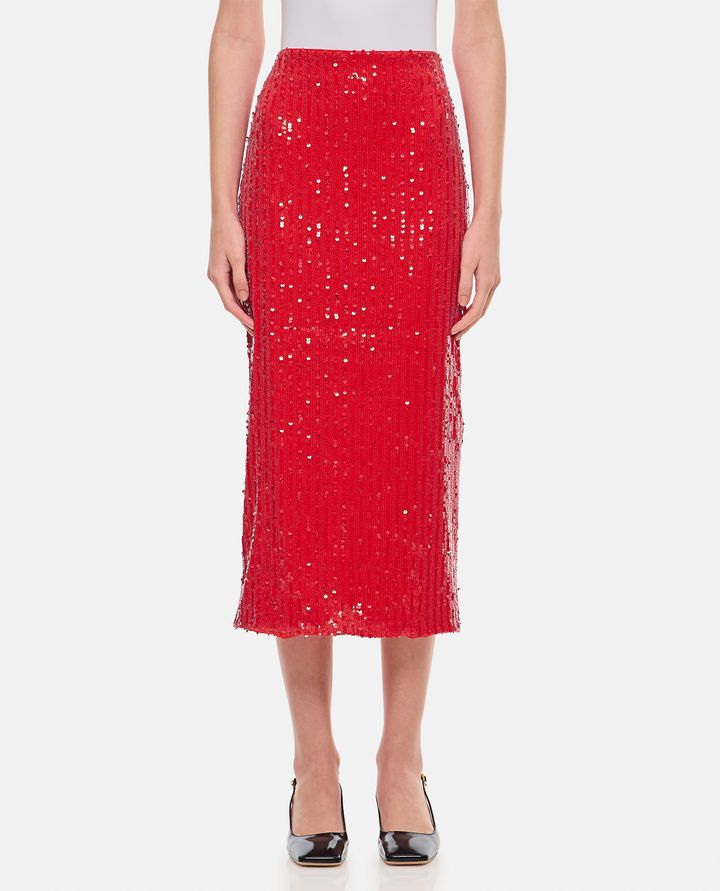 Rotate Birger Christensen - SEQUINS PENCIL MIDI SKIRT_1