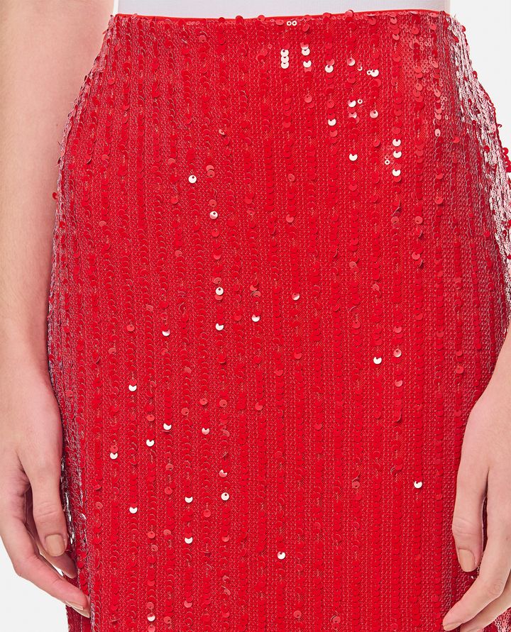 Rotate Birger Christensen - SEQUINS PENCIL MIDI SKIRT_4