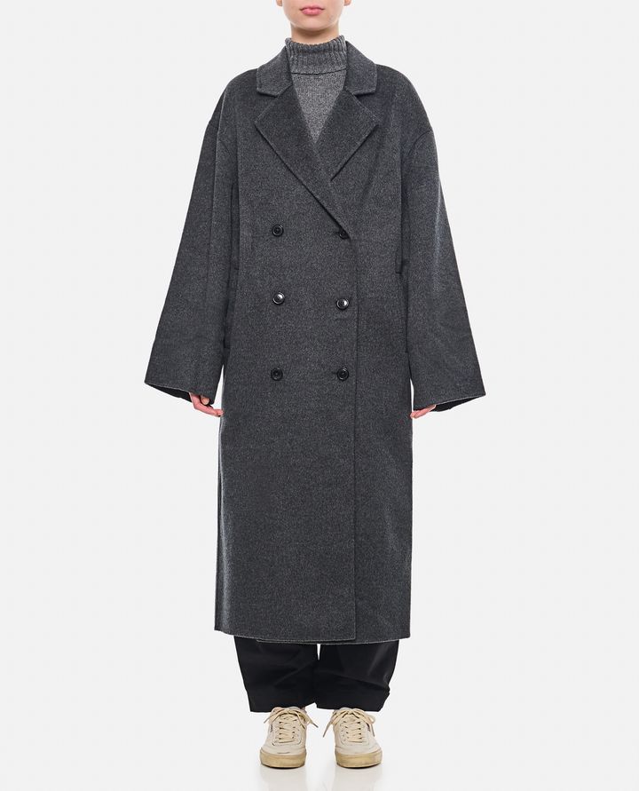 Loulou Studio - BORNEO DOUBLE BREASTED WOOL AND CASHMERE COAT_1