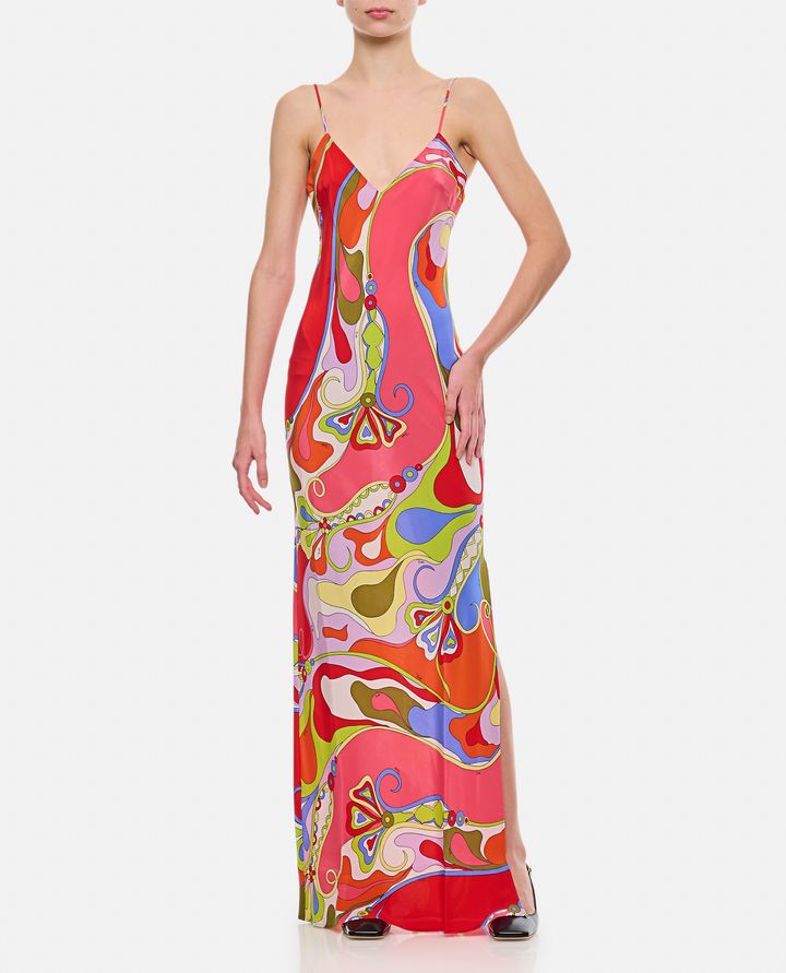 Emilio Pucci - ABITO LUNGO IN CREPE DE CHINE_2