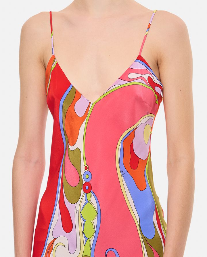 Emilio Pucci - CREPE DE CHINE LONG DRESS_4