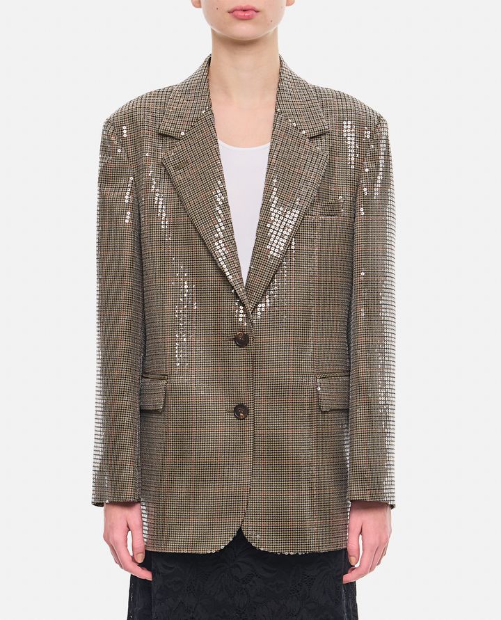 Golden Goose - WOOL PIED DE POULE OVER JACKET_1