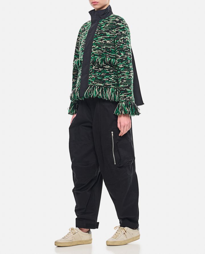 Sacai - TWEED X GROSGRAIN BLOUSON_2