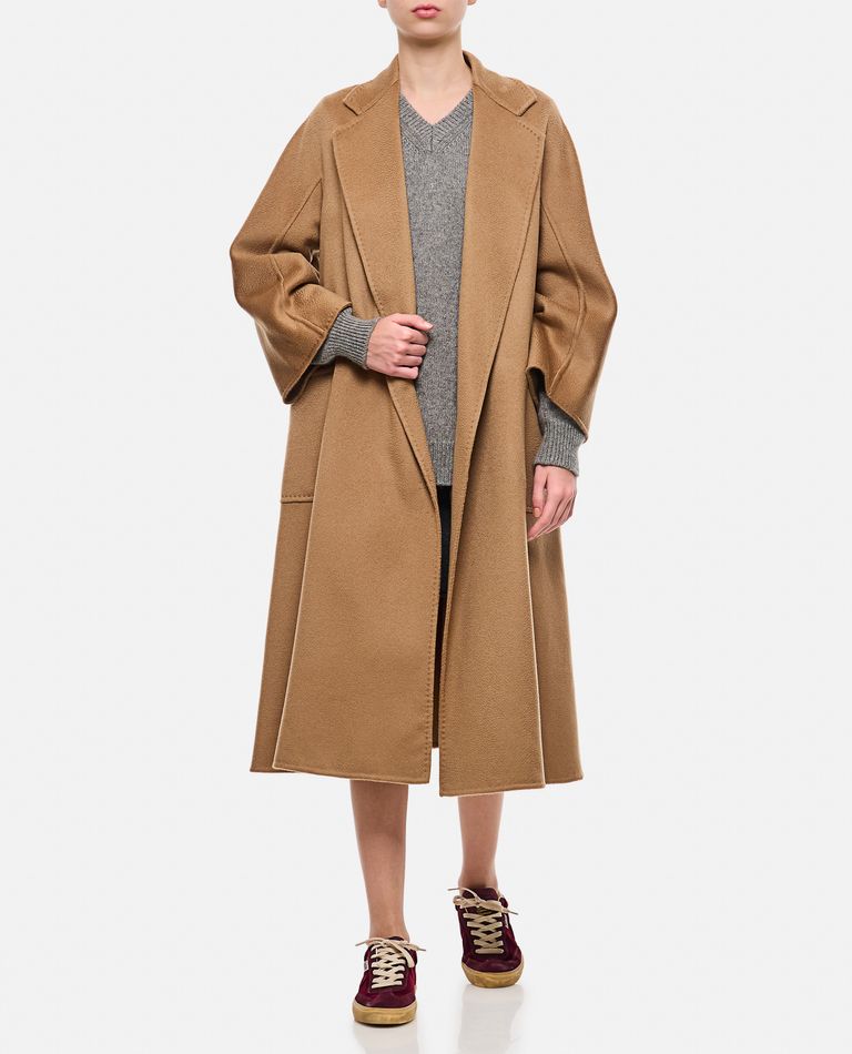 LUDMILLA BELTED CASHMERE MIDI COAT for Women - Max Mara | Biffi