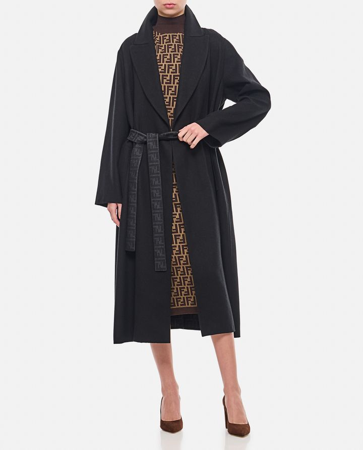 Fendi - CAPPOTTO LEGGERO FF DOUBLE IN LANA_2