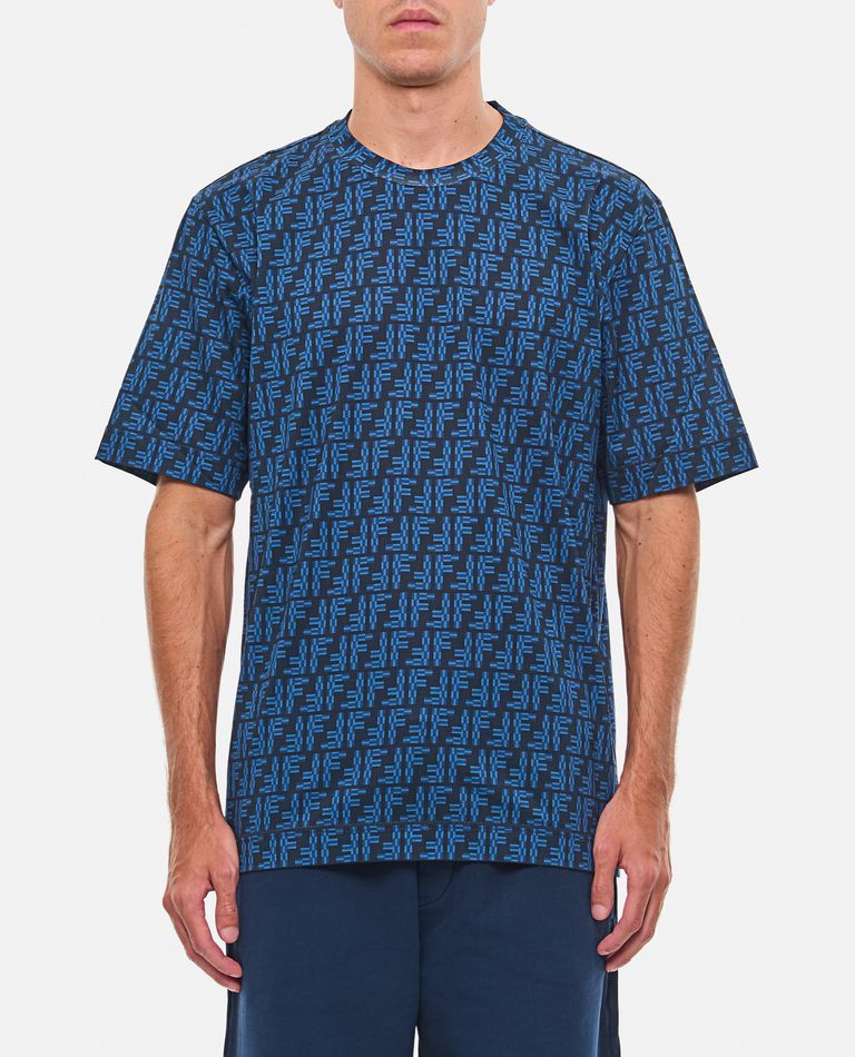 Shop Fendi T-shirt  Ff In Blue