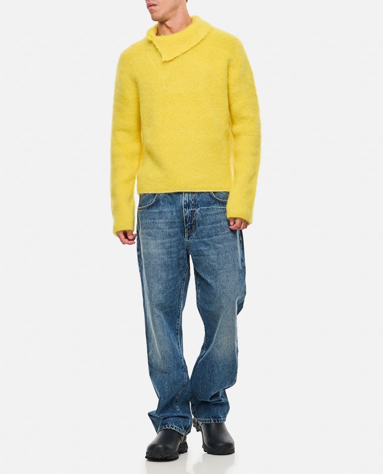 Shop Jacquemus Le Pull Marina Sweater In Yellow