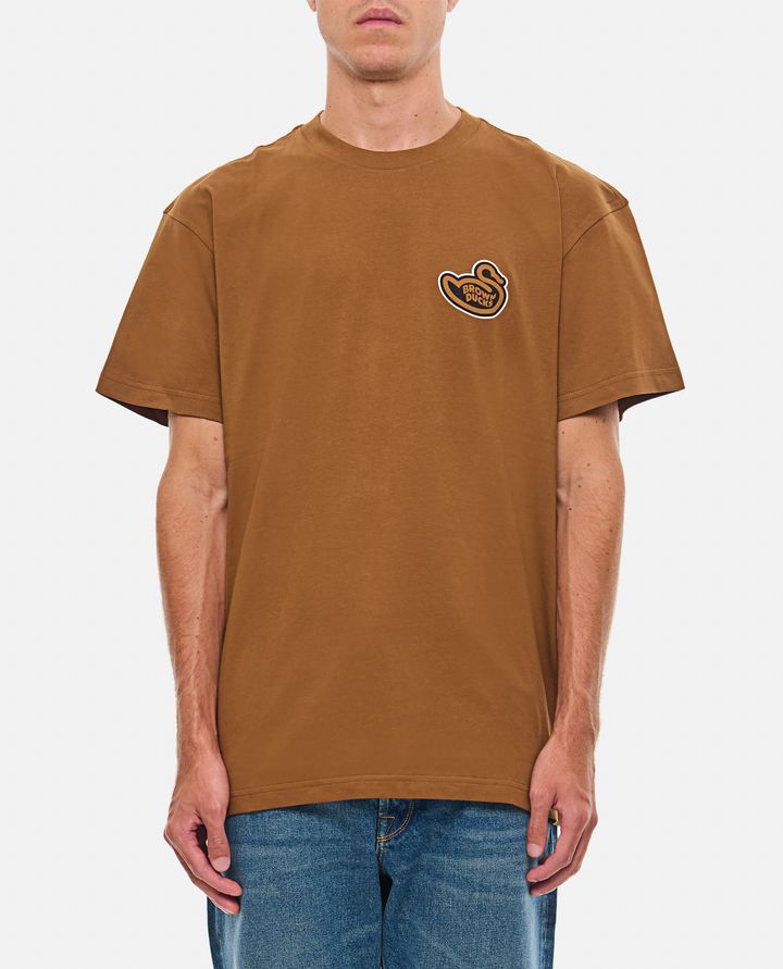 Carhartt WIP - T-SHIRT IN COTONE BROWN DUCKS_1