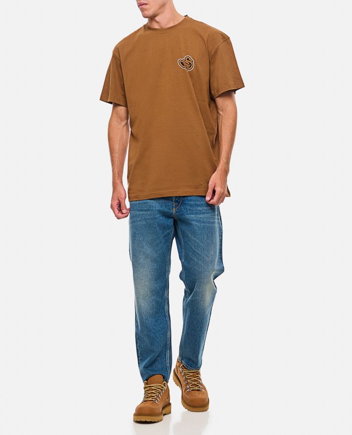 Carhartt WIP - T-SHIRT IN COTONE BROWN DUCKS_2