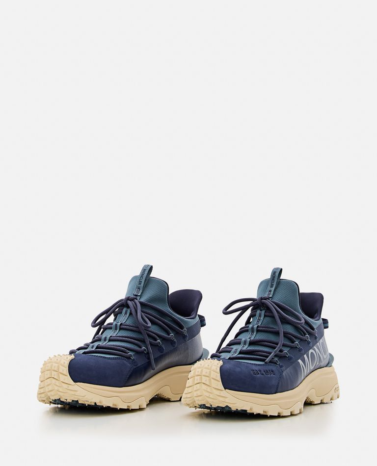 Shop Moncler Trailgrip Lite2 Low Top Sneakers In Blue