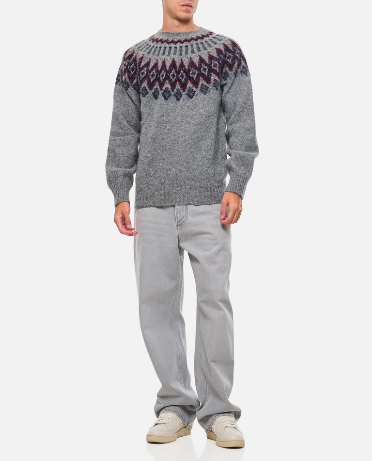 Shop Howlin' Wool Sweater In Grey