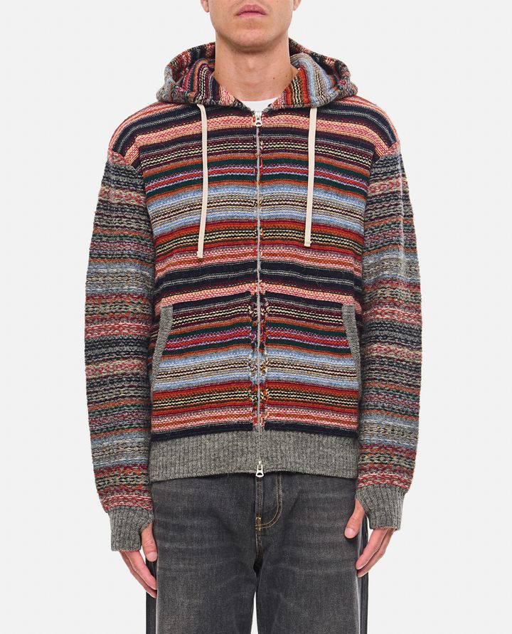 Junya Watanabe - ZIPPED HOODED KNIT_1