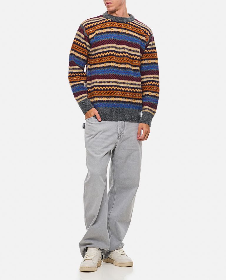 Shop Howlin' Wool Sweater In Multicolor