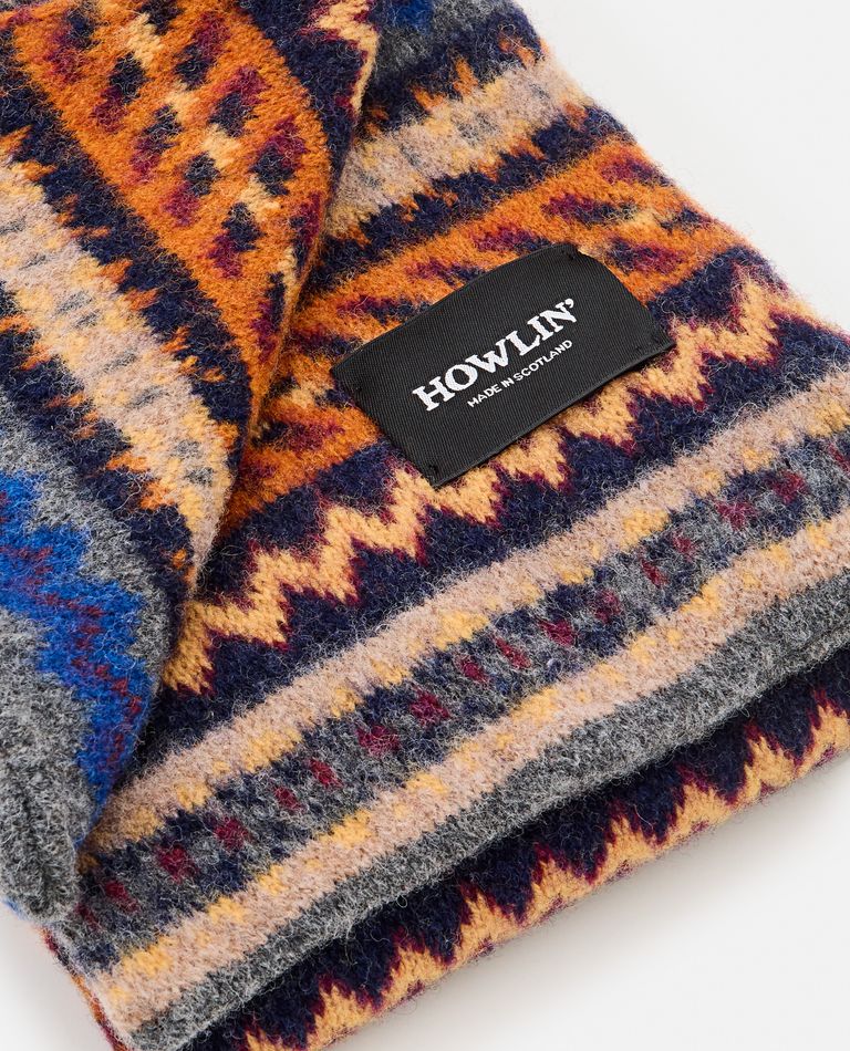 Shop Howlin' Lambswool Scarf In Multicolor