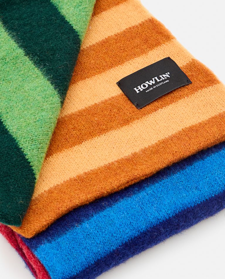 Shop Howlin' Lambswool Scarf In Multicolor