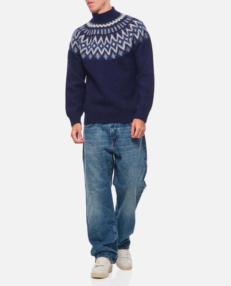 Shop Howlin' Wool Sweater In Blue