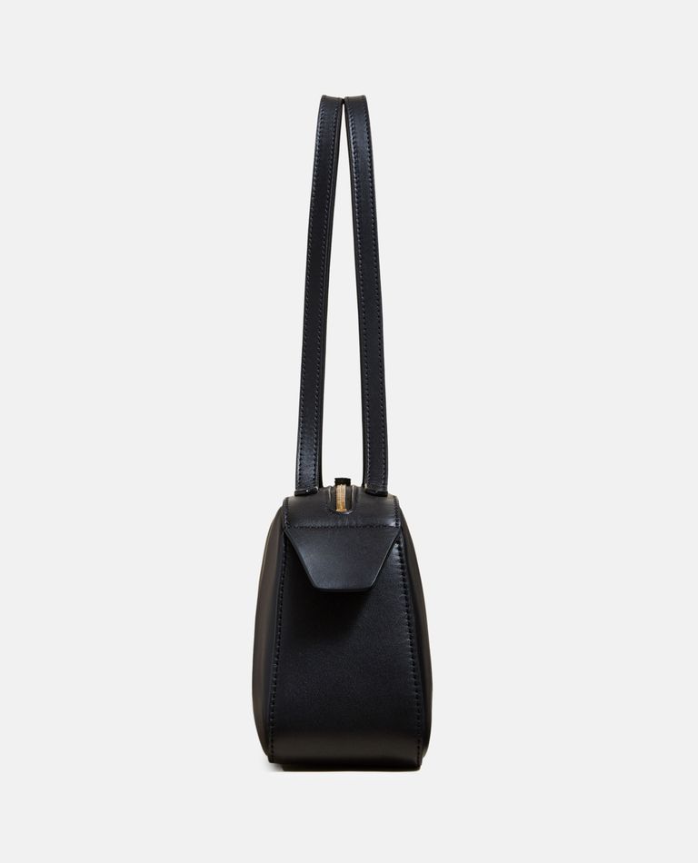 Khaite Hold All String Small Square Bauletto Shoulder Bag Shoulder Bags Black In Black