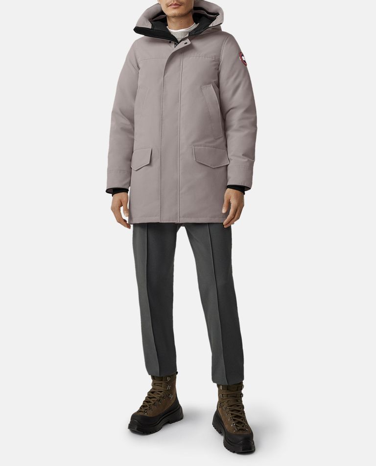 Shop Canada Goose Cg Langford Parka Cr In Beige