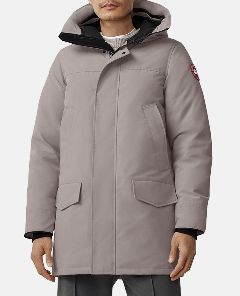 Shop Canada Goose Cg Langford Parka Cr In Beige